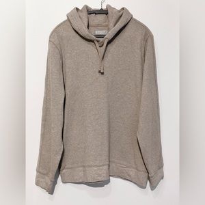 Everlane Men’s The Waffle-Knit Hoodie in Heather Oatmeal XL Organic Cotton